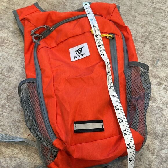 Skysper packable Orange Backpack excellent for travel - Picture 9 of 10
